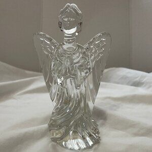Waterford Guardian Angel Sculpture # 114930 Praying 6" Tall w/ Stickers Ireland
